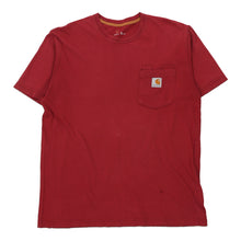  Pre-Loved red Carhartt T-Shirt - mens medium