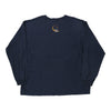 Pre-Loved navy Carhartt Long Sleeve T-Shirt - mens x-large