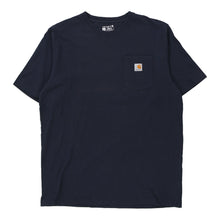  Pre-Loved navy Carhartt T-Shirt - mens large