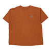 Pre-Loved orange Carhartt T-Shirt - mens x-large