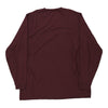 Pre-Loved burgundy Carhartt Long Sleeve T-Shirt - mens xx-large