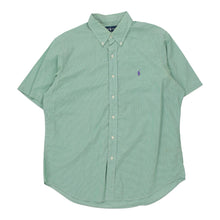  Vintage green Ralph Lauren Short Sleeve Shirt - mens large