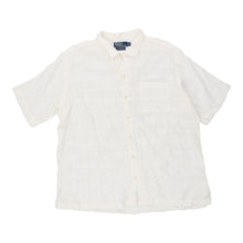  Vintage white Polo Ralph Lauren Short Sleeve Shirt - mens x-large