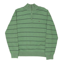  Vintage green Tommy Hilfiger 1/4 Zip - mens x-large