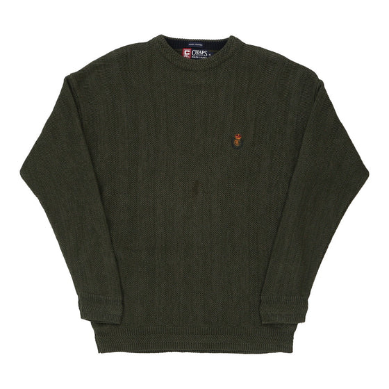 Vintage green Chaps Ralph Lauren Jumper - mens medium