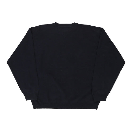 Vintage navy Tommy Hilfiger Jumper - mens x-large