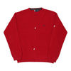 Vintage red Chaps Ralph Lauren Jumper - mens large