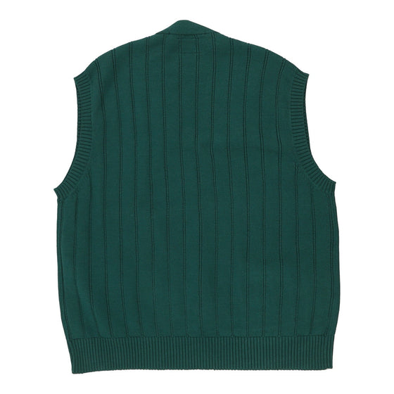 Vintage green Tommy Hilfiger Sweater Vest - mens large