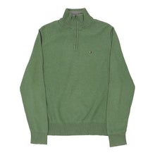  Vintage green Tommy Hilfiger 1/4 Zip - mens medium