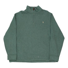  Vintage green Ralph Lauren 1/4 Zip - mens xx-large