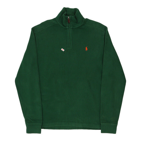 Vintage green Ralph Lauren 1/4 Zip - mens medium