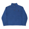 Vintage blue Ralph Lauren 1/4 Zip - mens large