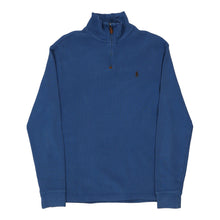  Vintage blue Ralph Lauren 1/4 Zip - mens small