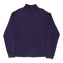  Vintage purple Ralph Lauren 1/4 Zip - mens xx-large