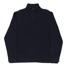  Vintage navy Ralph Lauren 1/4 Zip - mens large