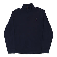  Vintage navy Ralph Lauren 1/4 Zip - mens large