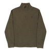 Vintage khaki Ralph Lauren 1/4 Zip - mens medium