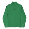 Vintage green Ralph Lauren 1/4 Zip - mens large