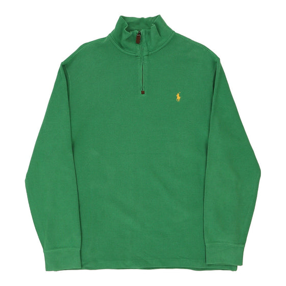 Vintage green Ralph Lauren 1/4 Zip - mens large