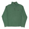 Vintage green Ralph Lauren 1/4 Zip - mens medium