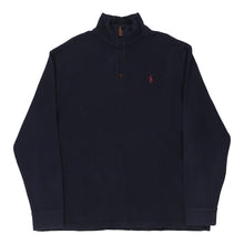  Vintage navy Ralph Lauren 1/4 Zip - mens x-large