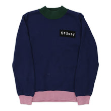  Vintage navy Stussy Jumper - womens small