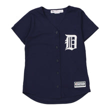  Vintage navy Detroit Tigers. Age 10 Majestic Jersey - boys small