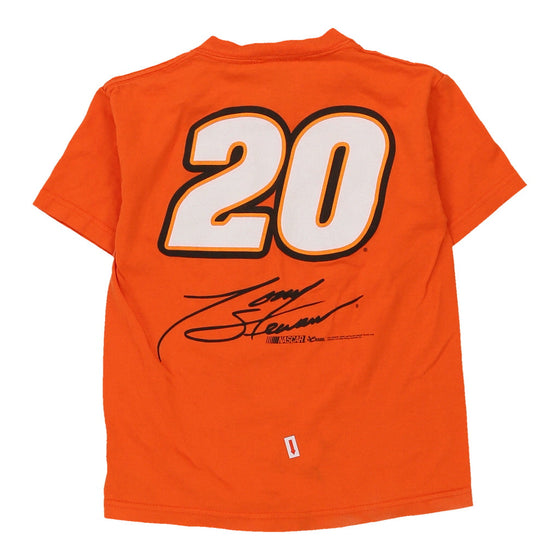 Vintage orange Age 6 Tony Stewart 20 Chase Authentics T-Shirt - boys small