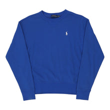  Vintage blue Age 14 Ralph Lauren Sweatshirt - boys small