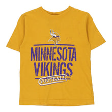  Vintage yellow Age 4-5 Minnesota Vikings Nfl Team Apparel T-Shirt - boys x-small