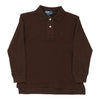 Vintage brown Age 4 Ralph Lauren Long Sleeve Polo Shirt - boys x-small