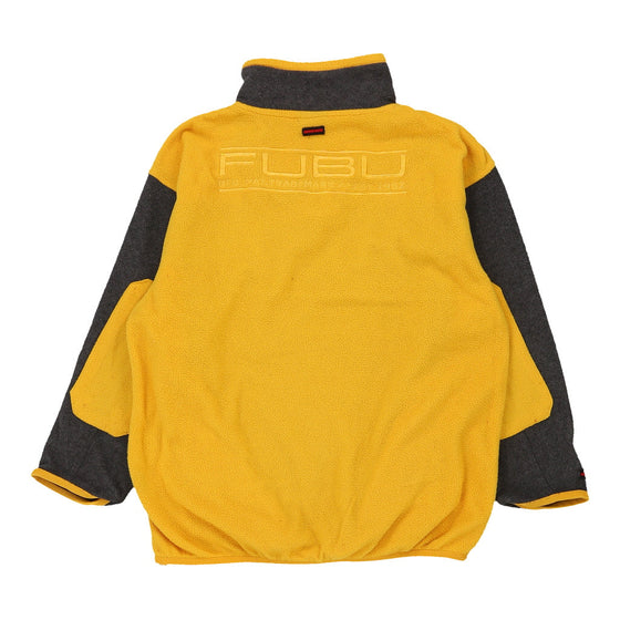 Vintage yellow Age 16 Fubu Fleece - boys large