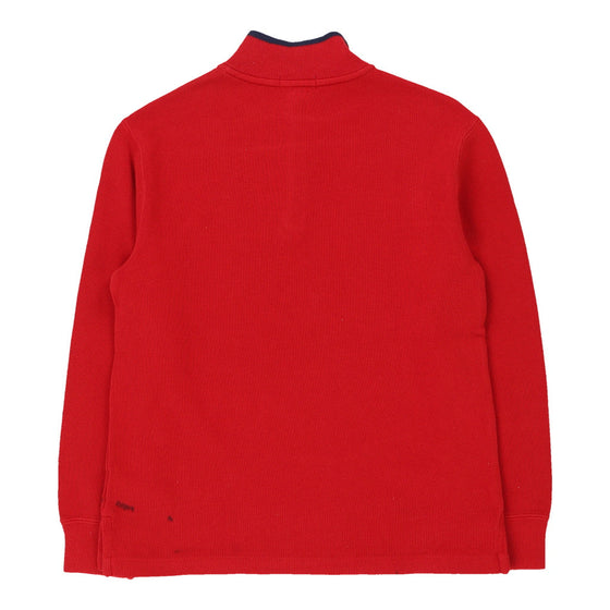 Vintage red Age 8.9 Ralph Lauren 1/4 Zip - boys medium