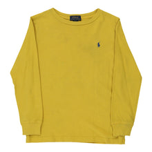  Vintage yellow Age 5 Ralph Lauren Long Sleeve Top - boys x-small