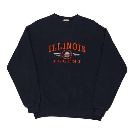 Vintage navy Illinois Illini Lee Sweatshirt - womens medium