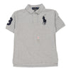 Vintage grey Age 6-7 Ralph Lauren Polo Shirt - boys small