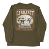 Vintage green Age8-10 Carhartt Long Sleeve T-Shirt - boys small