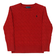  Vintage red Age 6-7 Ralph Lauren Jumper - boys small