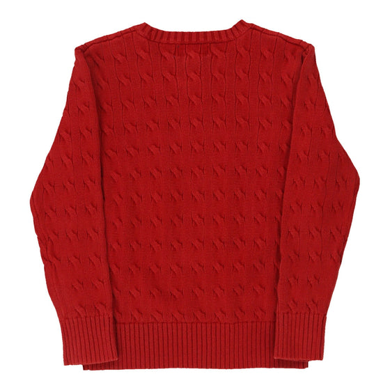 Vintage red Age 6-7 Ralph Lauren Jumper - boys small