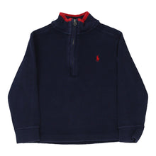  Vintage navy Age 3 Ralph Lauren 1/4 Zip - boys x-small