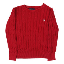  Vintage red Age 5 Ralph Lauren Jumper - boys x-small