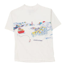  Vintage white Age 8-9 Atlantic Getaway Northern Getaway T-Shirt - boys medium