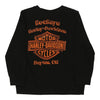 Vintage black Age 5-6. Harley Davidson Long Sleeve T-Shirt - girls x-small