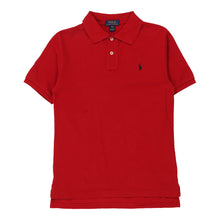  Vintage red Age 8-9 Ralph Lauren Polo Shirt - boys medium