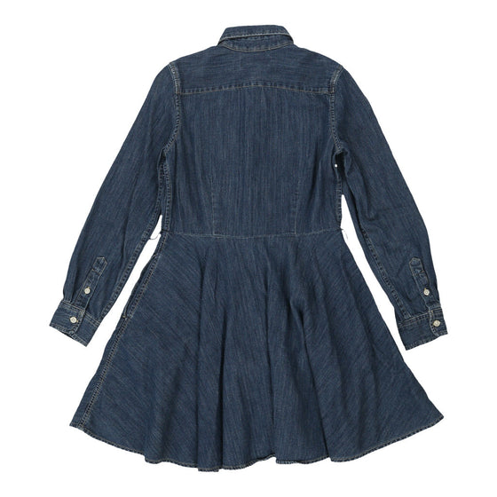 Vintage blue Age 10 Calvin Klein Denim Dress - girls medium