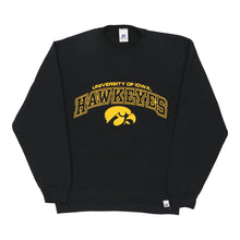  Vintage black University of Iowa Hawkeyes Russell Athletic Sweatshirt - womens small