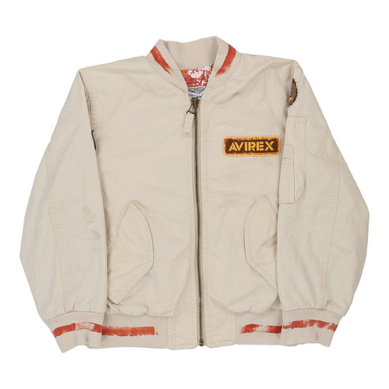 Vintage cream Age 9 Avirex Jacket - boys medium