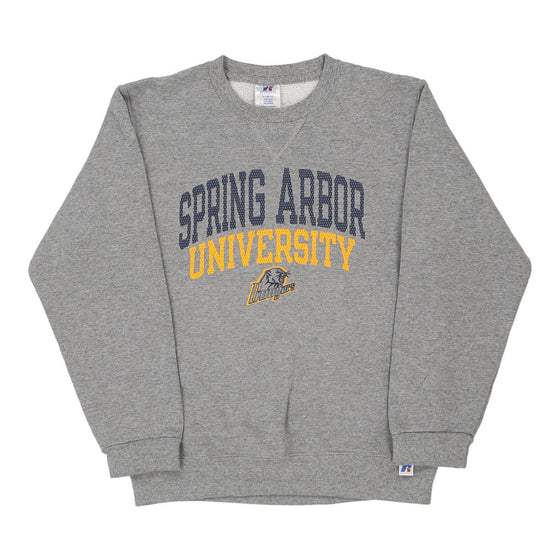 Vintage grey Age 11 Spring Arbor University Russell Athletic Sweatshirt - boys medium