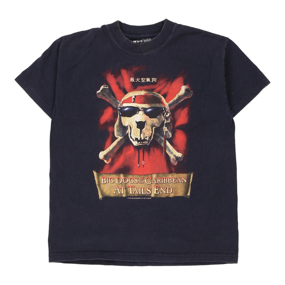 Vintage navy Age 8-10 Big Dogs T-Shirt - boys medium