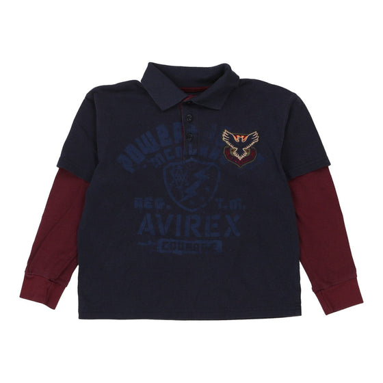 Vintage navy Age 7 Avirex Jumper - boys large